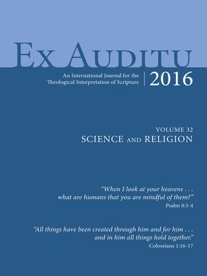 cover image of Ex Auditu--Volume 32
